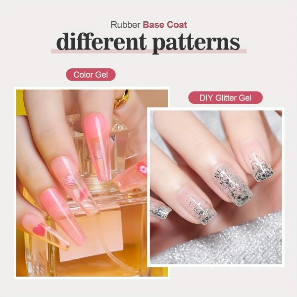 Clear Rubber Gel Top Coat And Base Coat - Image 5