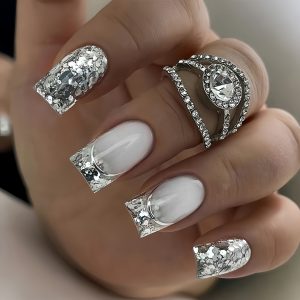 Square Shaped Nail Set - Press On Nails - Image 6