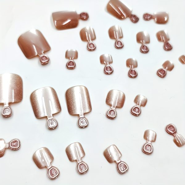 Short Square INS Style Toenails, - Image 2