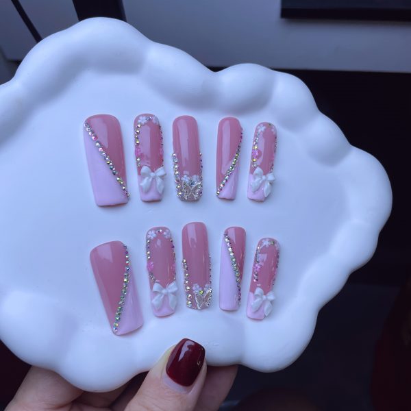 10pcs Handmade Square Nail Tips - Image 13
