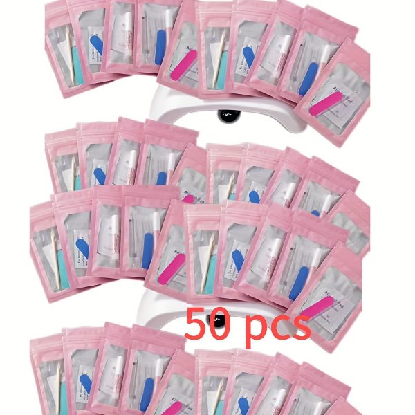 20pcs/10pcs Press-On Nails Kit For Travel - Image 7