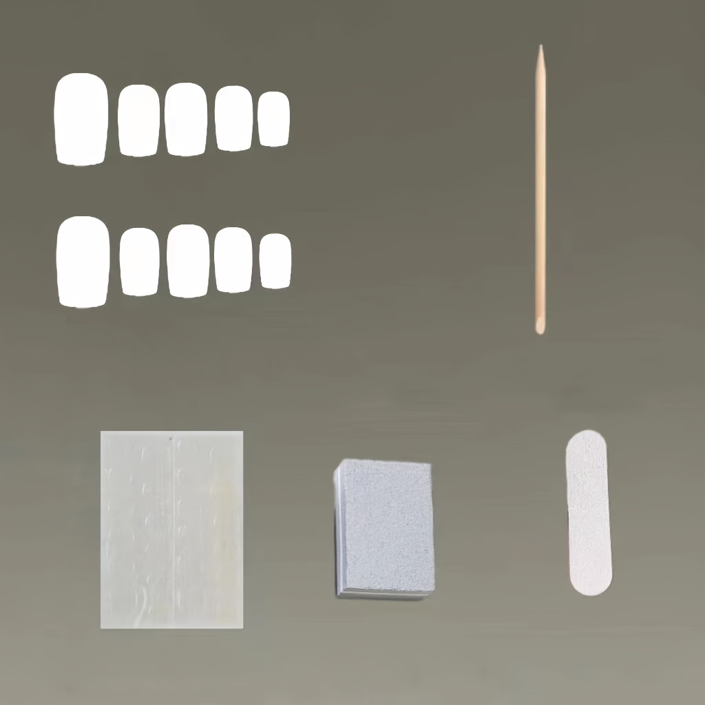 10pcs Handmade Square Nail Tips - Image 6