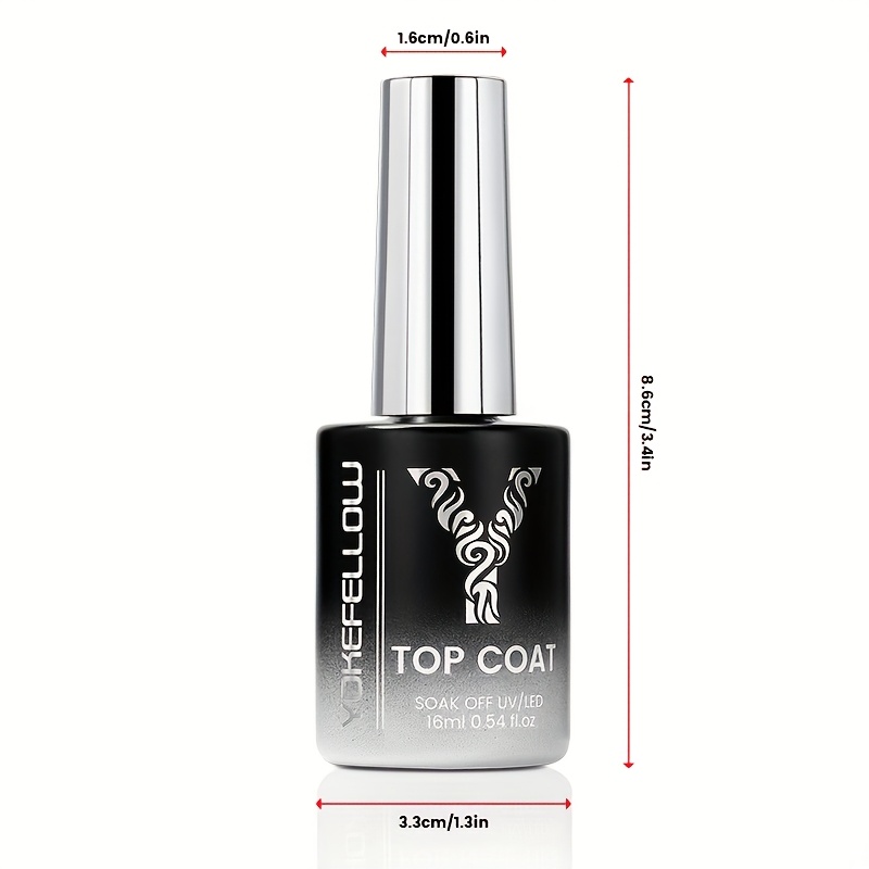 High Gloss Long Lasting Shine Gel Polish for Nails - Clear - Image 4