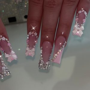 10pcs Handmade Square Nail Tips