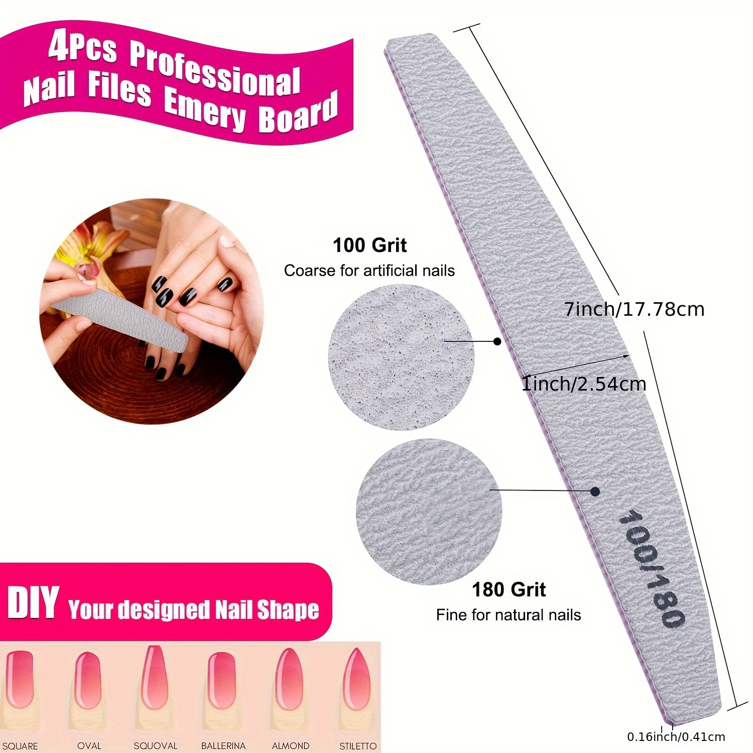18pcs 7 Step 4 Way Nail Buffer - Image 5