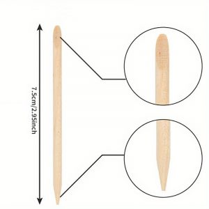 Nails Orange Wood Sticks Cuticle Pusher - Image 4