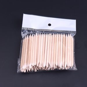Nails Orange Wood Sticks Cuticle Pusher