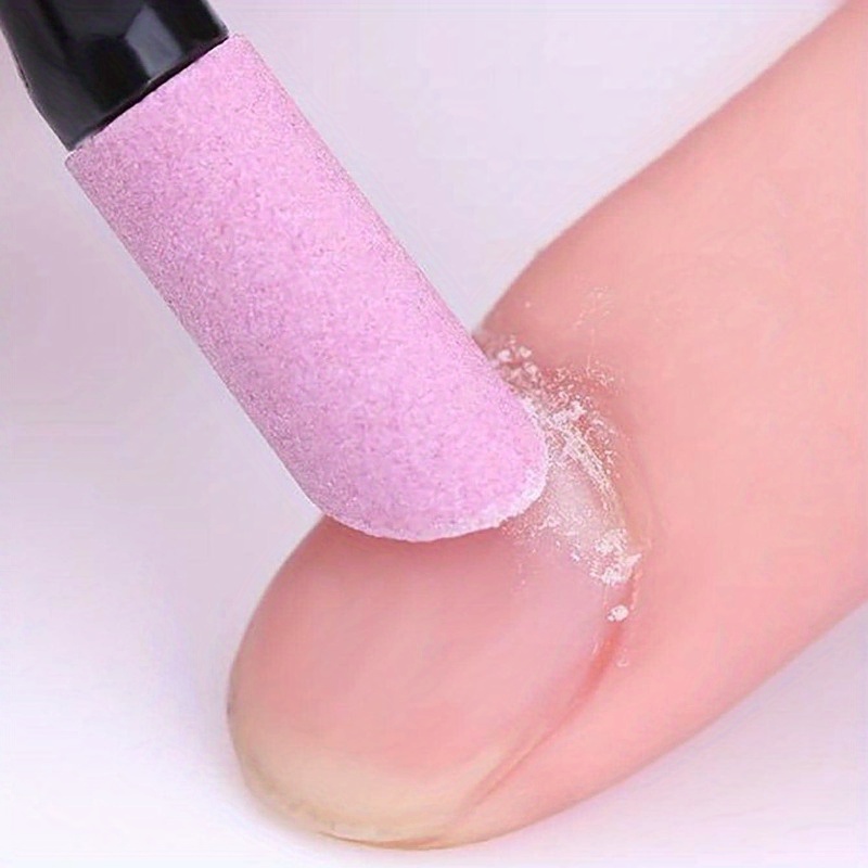 4pcs Nail Quartz Stone Scrub Pen Cuticle Remover Pusher - Image 2