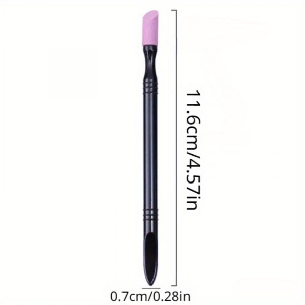 4pcs Nail Quartz Stone Scrub Pen Cuticle Remover Pusher - Image 5