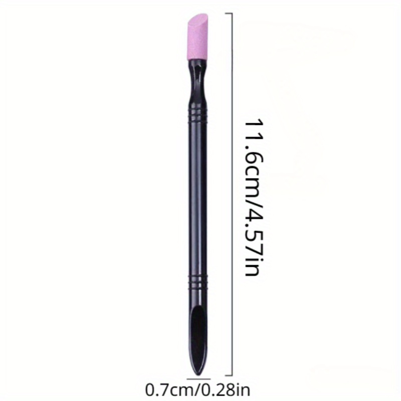 4pcs Nail Quartz Stone Scrub Pen Cuticle Remover Pusher - Image 5