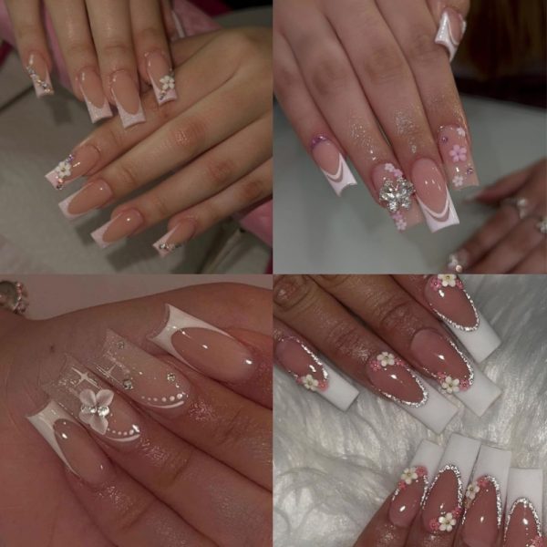 Long Coffin Shape Style Nail Art Decoration - Image 6
