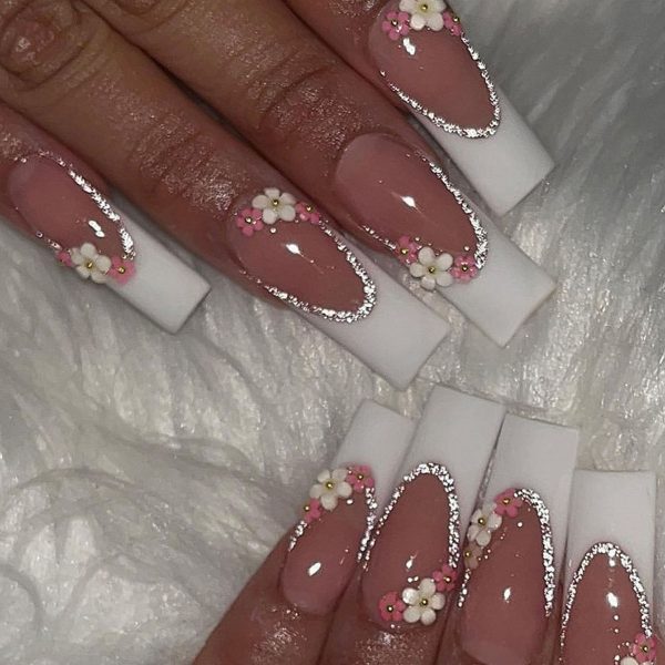 Long Coffin Shape Style Nail Art Decoration - Image 12