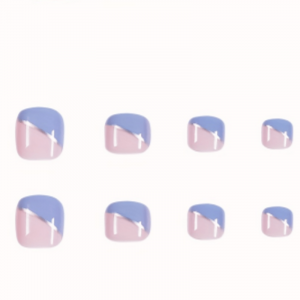 72pcs 3 Boxes Press-On Toe Nails, - Image 8