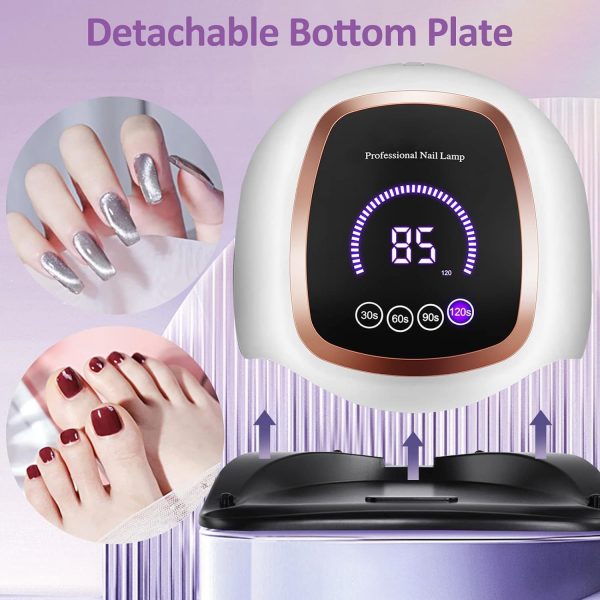 Professional LED UV Lamp for Gel Polish Curing Nail Dryer - Image 2