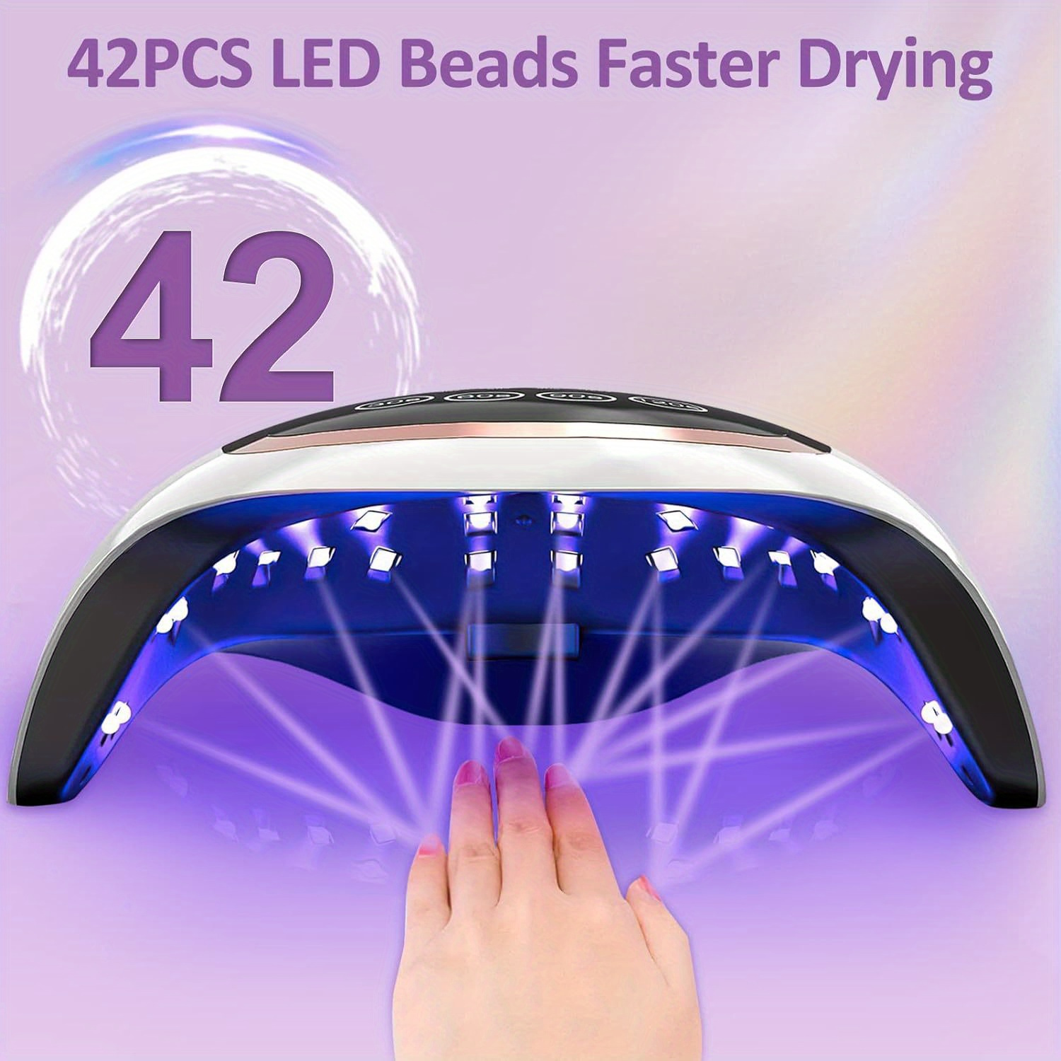 Professional LED UV Lamp for Gel Polish Curing Nail Dryer - Image 7