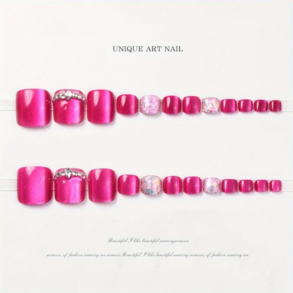 48pcs Nail Art Sparkling Sensation, Suitable for Birthday, Graduation Ceremony Gifts, Or Daily Commuting Parties - Image 3