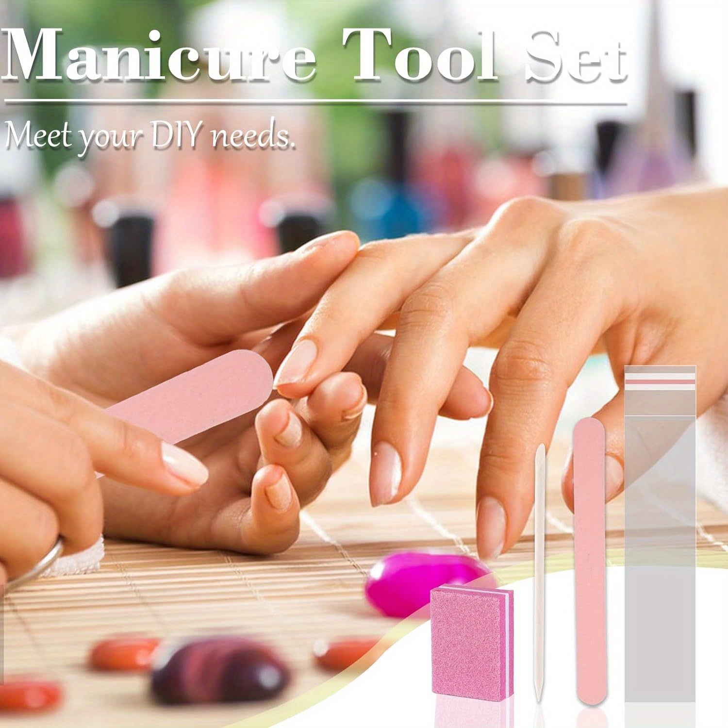 40pcs/ 10pcs Disposable Manicure Kit, - Image 2
