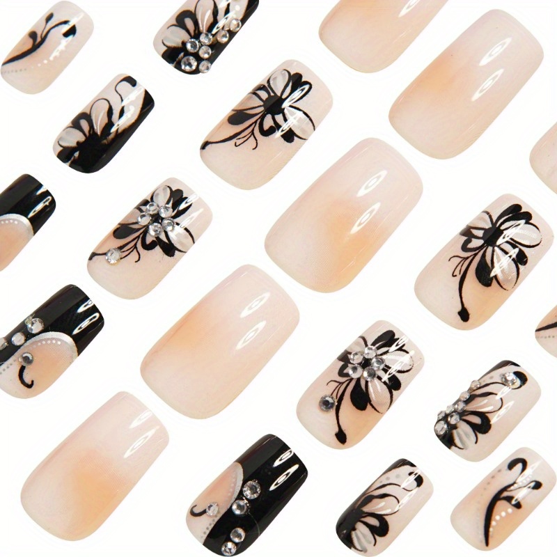 Square Shape French | Press On Nails - Image 2