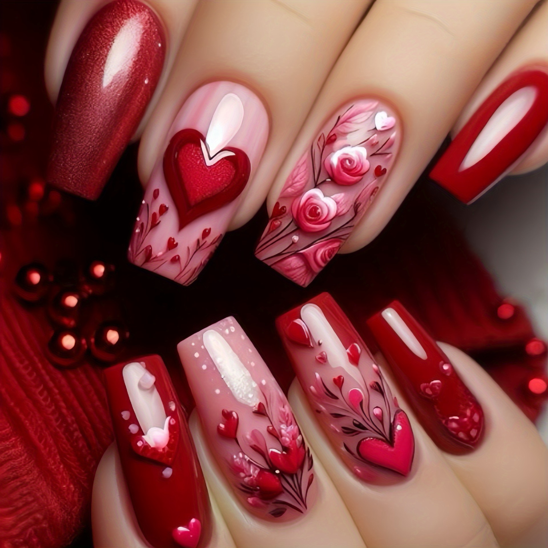 96pcs 4 Set Valentine
