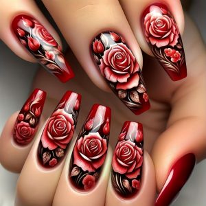120pcs (5PACK) Pressing Nail Set - Medium Ballet Shape - Image 5