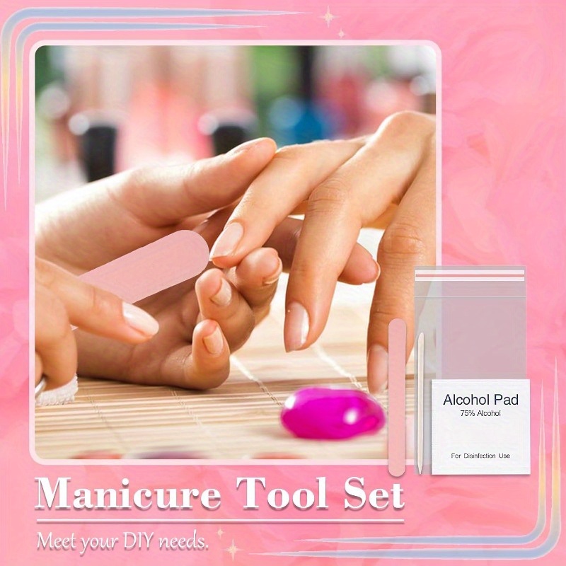 50 Set Disposable Press on Nail Tool Kit - Image 5
