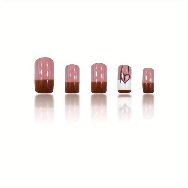 Square Shape Mid-Length | Press On Nails - Image 3