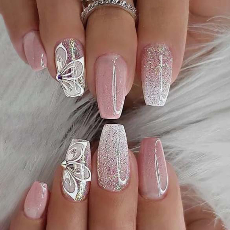 Medium Length Square - Press On Nails - Image 1