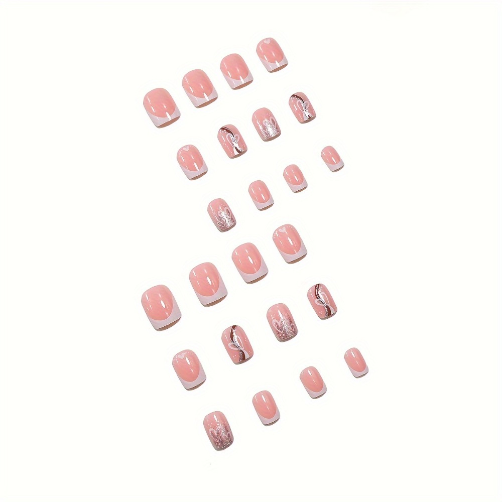 Short Square Shape - Press On Nails - Image 2