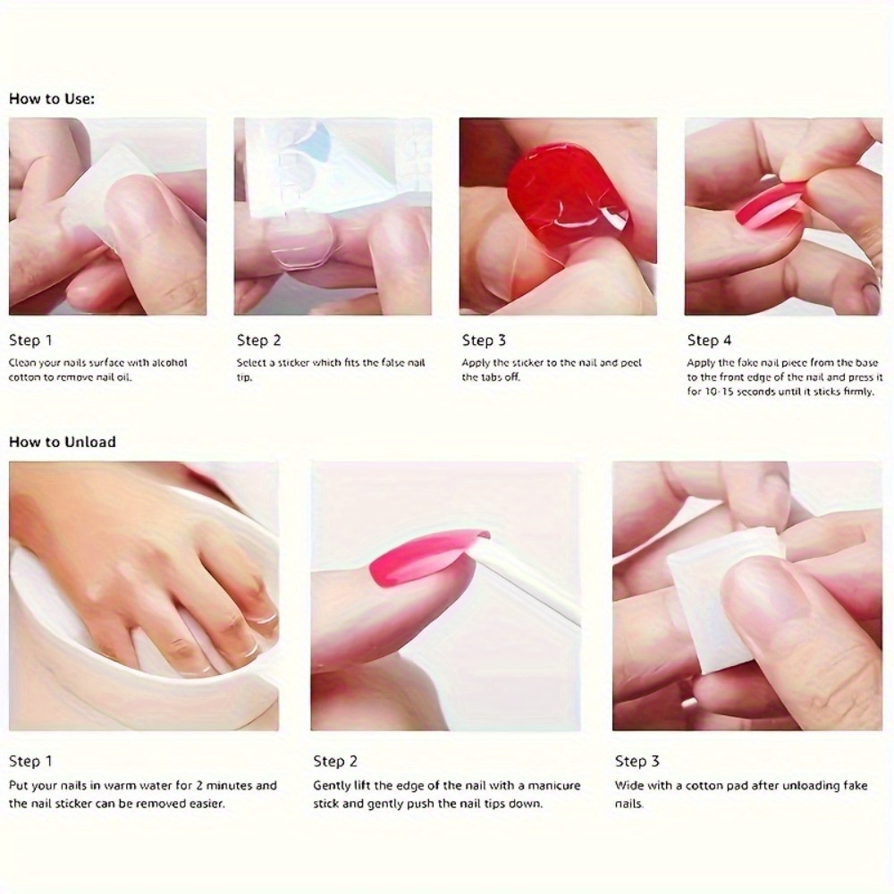 Short Square Shape - Press On Nails - Image 5