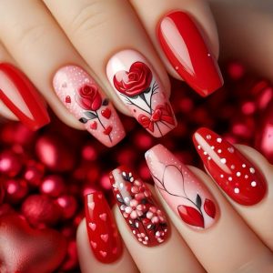 120pcs (5PACK) Pressing Nail Set - Medium Ballet Shape - Image 6
