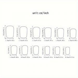 Square Shape French | Press On Nails - Image 4