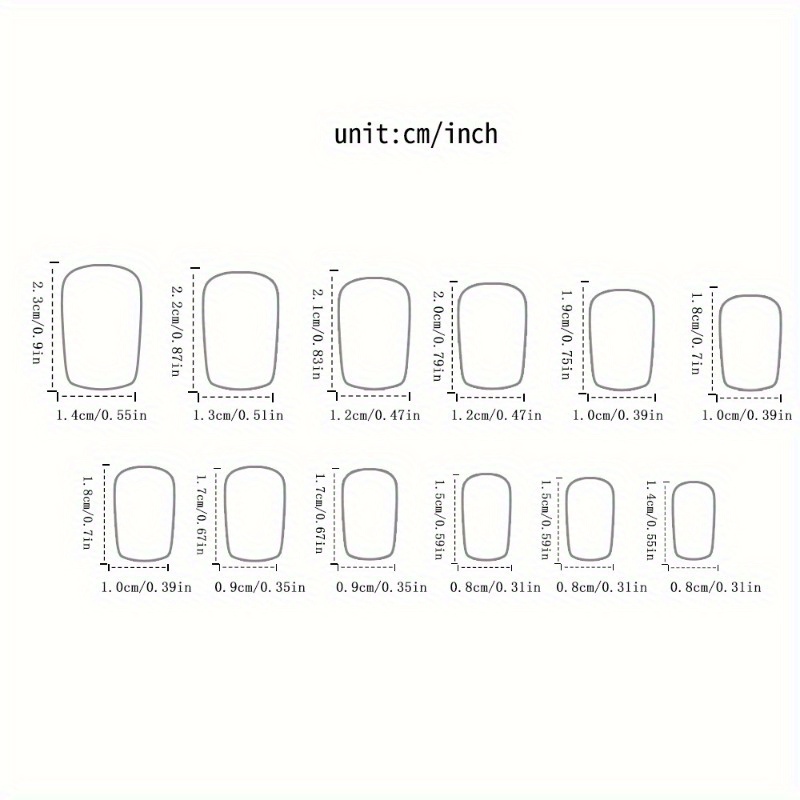 Square Shape French | Press On Nails - Image 4