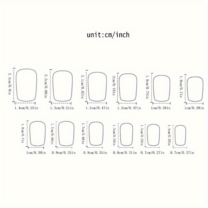 Square Shape Mid-Length | Press On Nails - Image 4