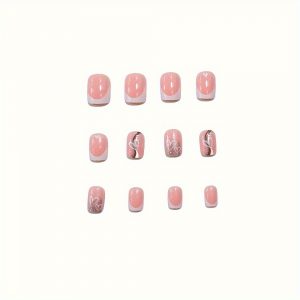 Short Square Shape - Press On Nails - Image 3