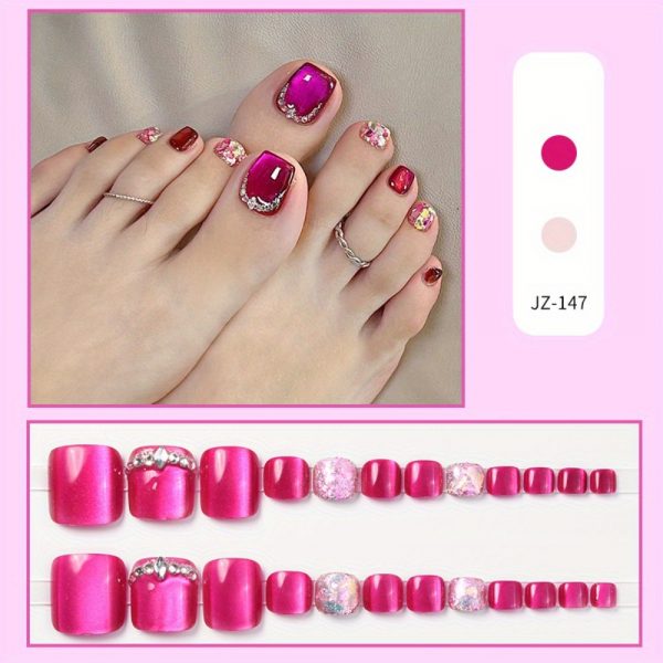 48pcs Nail Art Sparkling Sensation, Suitable for Birthday, Graduation Ceremony Gifts, Or Daily Commuting Parties - Image 2