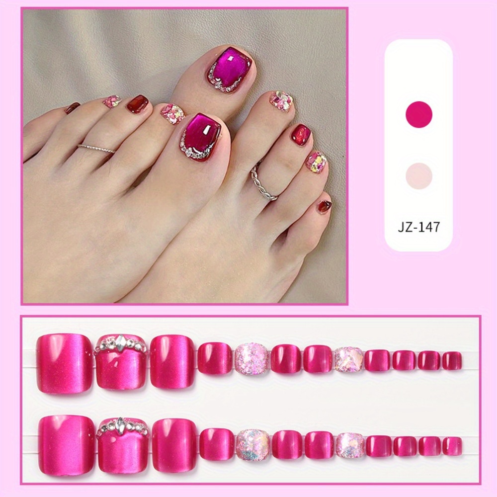 48pcs Nail Art Sparkling Sensation, Suitable for Birthday, Graduation Ceremony Gifts, Or Daily Commuting Parties - Image 2