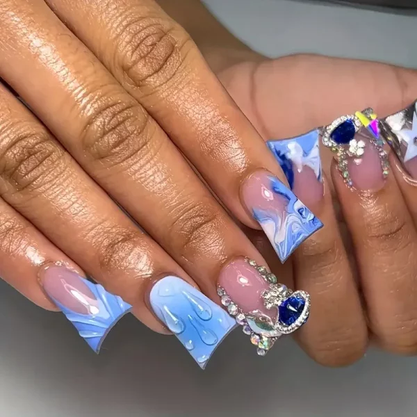 Diamond Duckbill Acrylic Press on Nails - Image 18