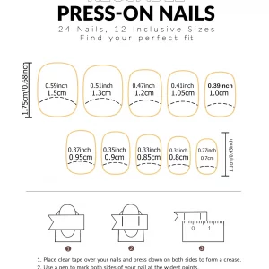 Short Size French Blue Black Gradient Classic - Image 4