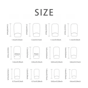 Short French Minimalist Press-On Nails - Image 4