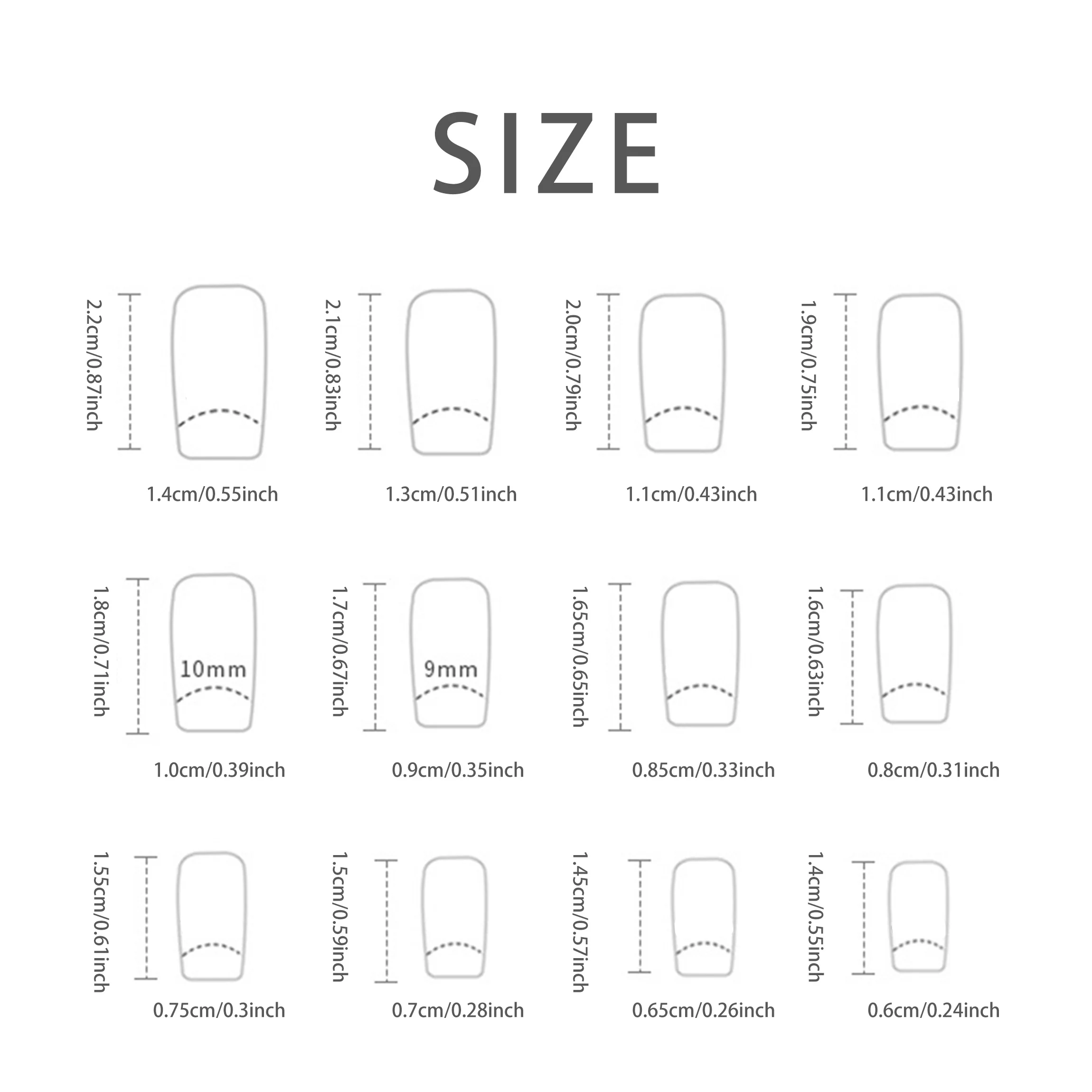 Short French Minimalist Press-On Nails - Image 4