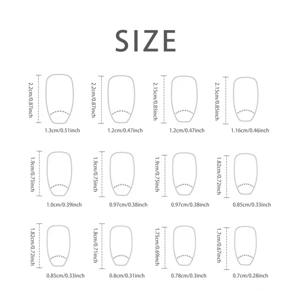 Short Pieces of French Gradient Glitter - Image 4