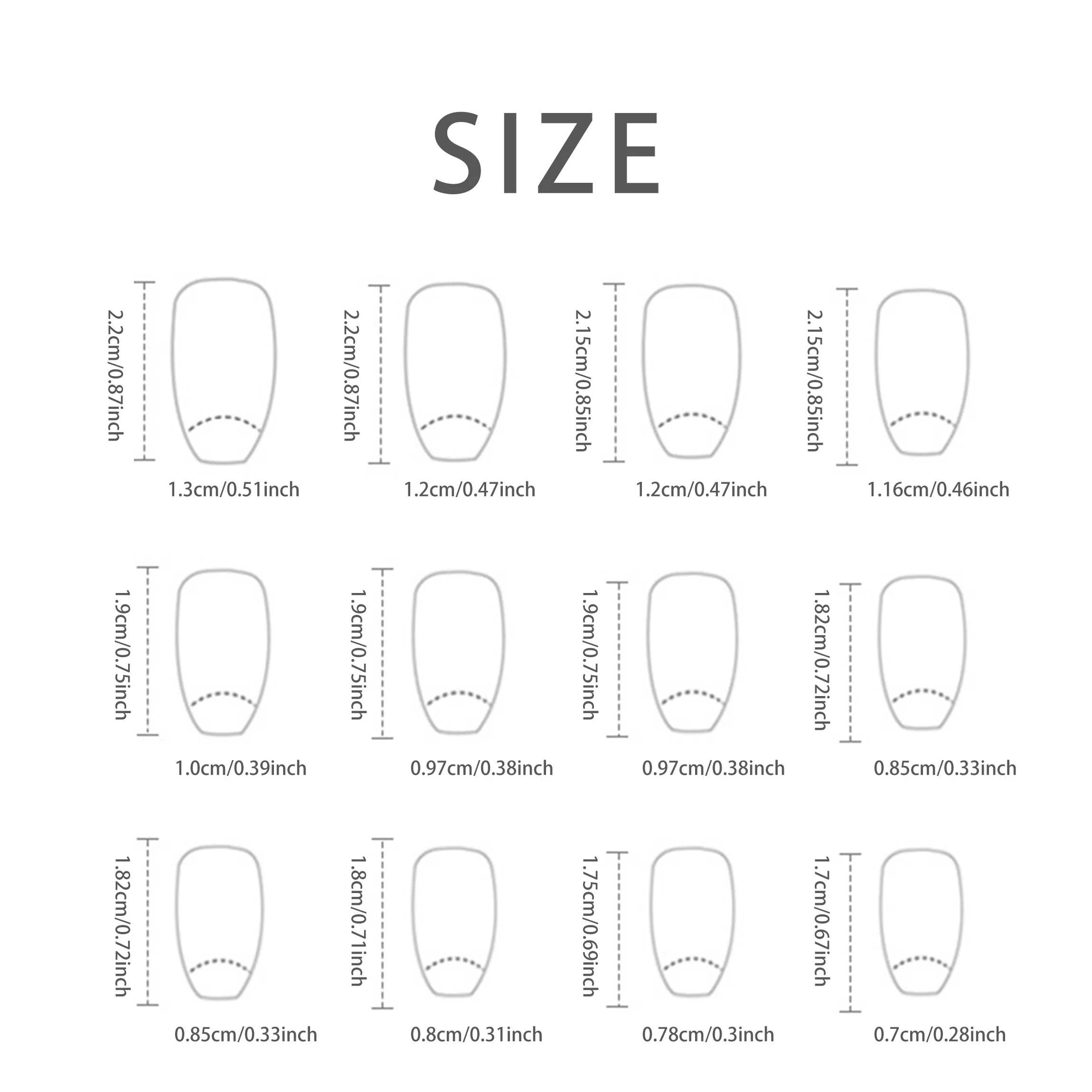 Short Pieces of French Gradient Glitter - Image 4