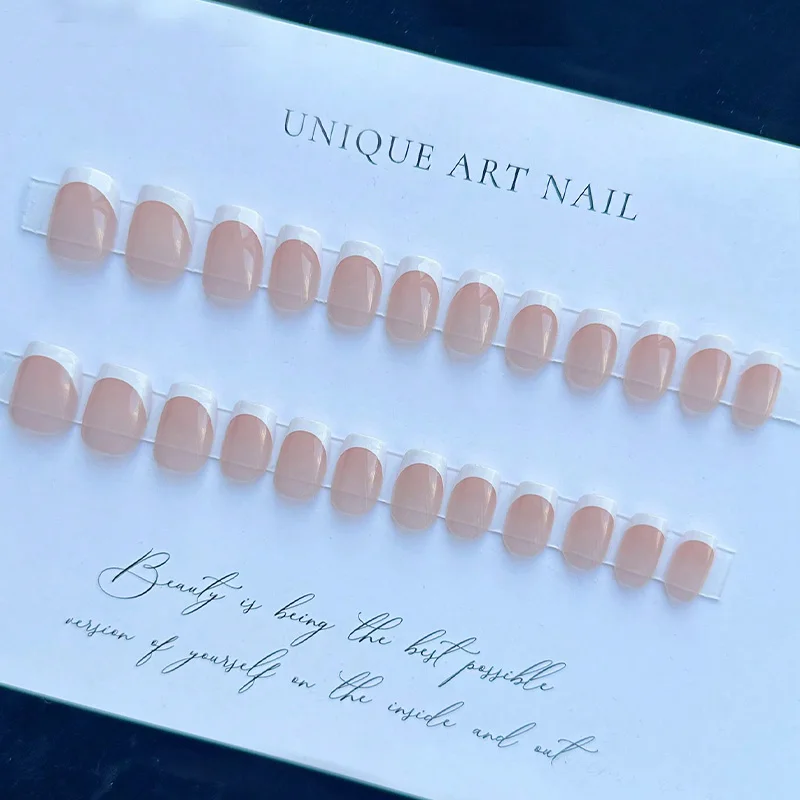 Short Square French White Edge - Image 4