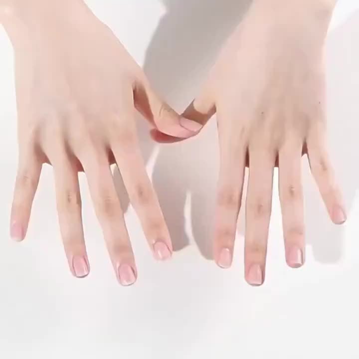 24pcs White V-Shape French Tip Press-On Fake - Image 6