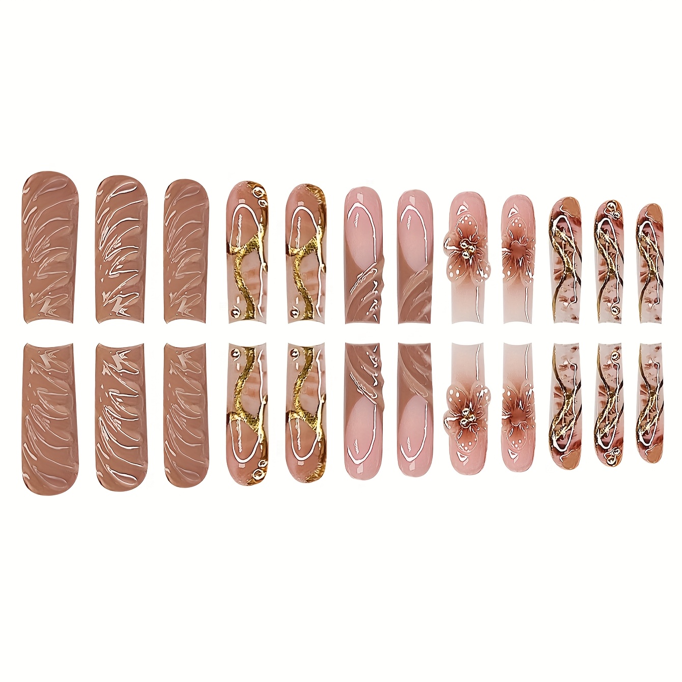Teardrop-Shaped Luxurious Shining, Gilded, Fragrant, Flowery & Moist Ripples - Image 2