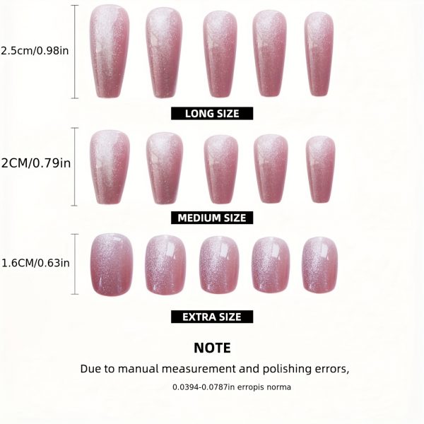 Pink French Tip with Glitter Accents and Heart & Butterfly Designs - Image 4