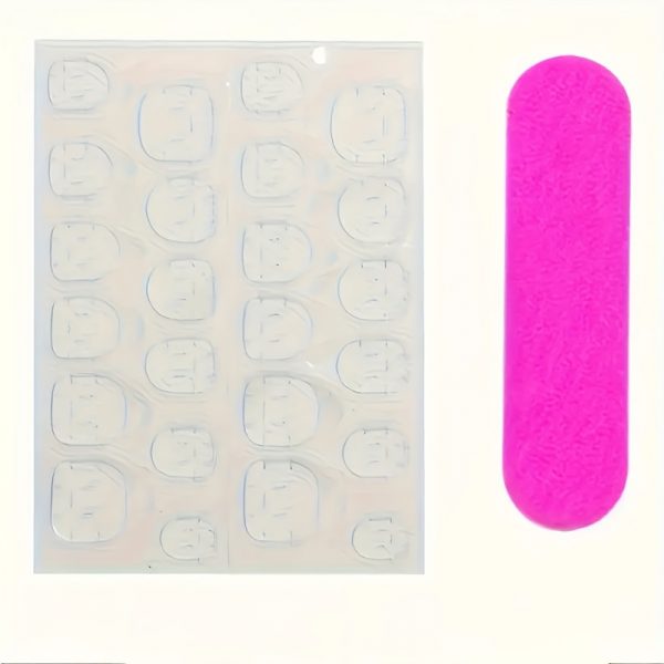 Hello Kitty Heart Bow French 3D Nails - Image 3
