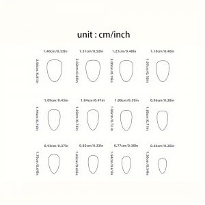 Short Almond French Style Press-On Nails - Image 4