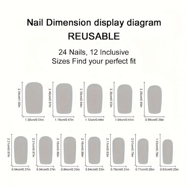 Halloween Press-On Nails Spooky Tree House, Bats, - Image 4