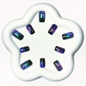 Halloween Press-On Nails Spooky Tree House, Bats, - Image 3